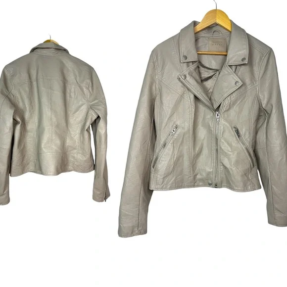 ANTHROPOLOGIE | BLANKNYC | 2X XXL | Life Changer Vegan Leather Zip Moto Jacket - Picture 4 of 17